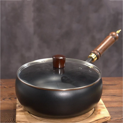 Dikke IJzeren pan | Authentiek koken zonder coating