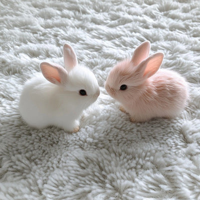 🎁 Beste Angebote 50% Rabatt 🥕🐇 Hase - Mein realistisches Kaninchenspielzeug