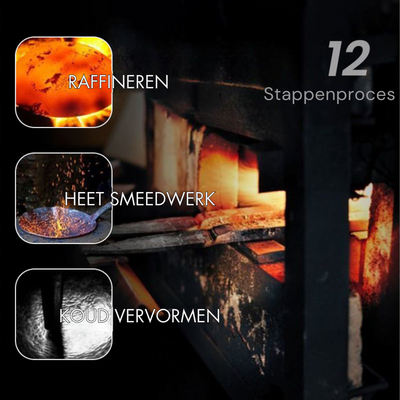 Dikke IJzeren pan | Authentiek koken zonder coating