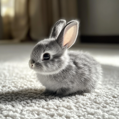 🎁 Beste Angebote 50% Rabatt 🥕🐇 Hase - Mein realistisches Kaninchenspielzeug