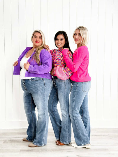 Bootcut Jeans met Knoopsluiting | Comfort & Stijl in één