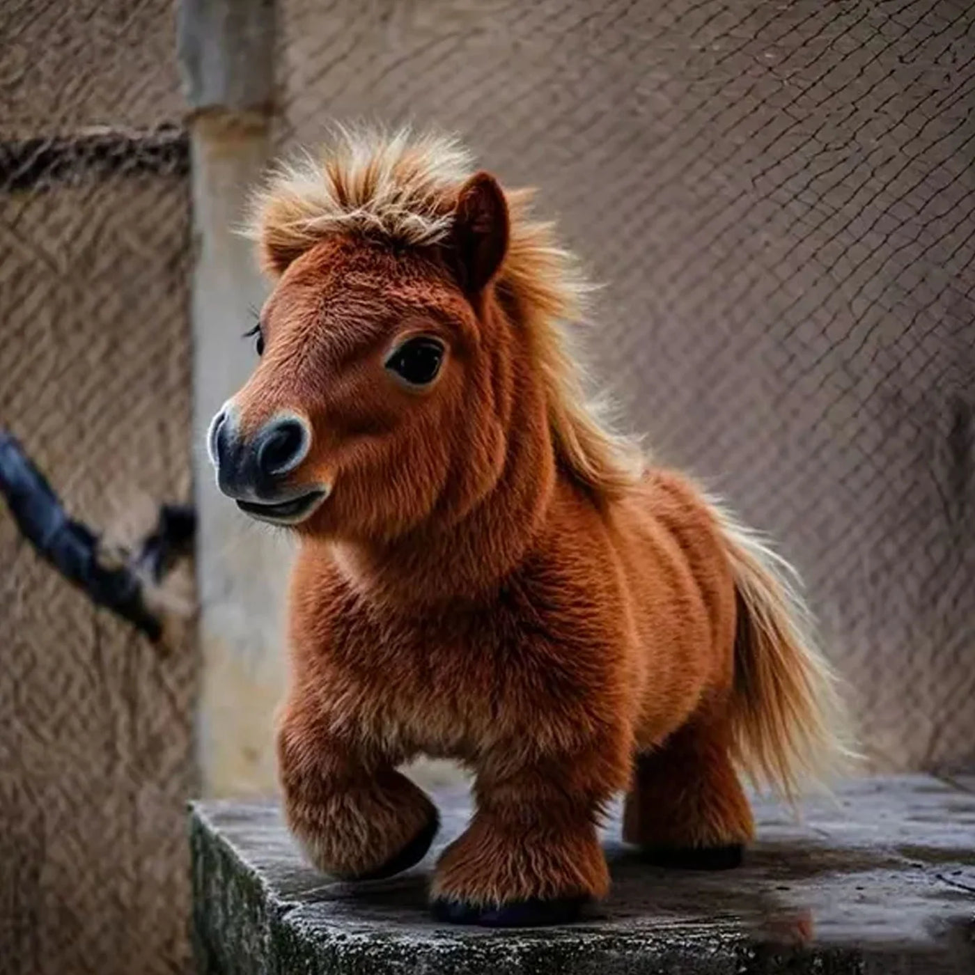 Elektronische Pony Knuffel