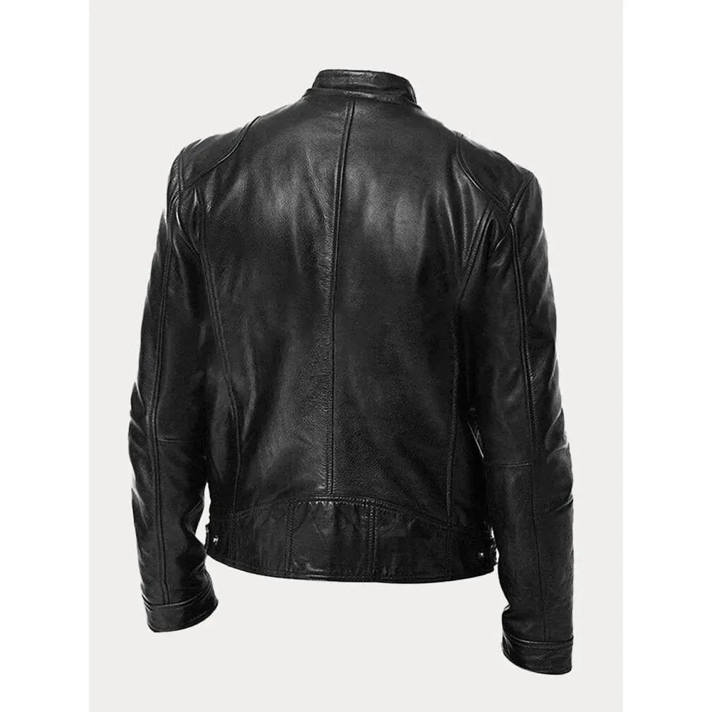 Ludo™ | Casual leren jas - tijdloze stijl, stoere elegantie
