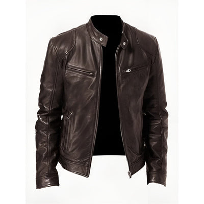 Ludo™ | Casual leren jas - tijdloze stijl, stoere elegantie