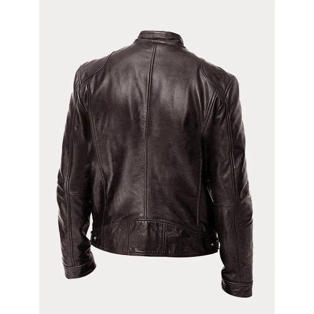 Ludo™ | Casual leren jas - tijdloze stijl, stoere elegantie