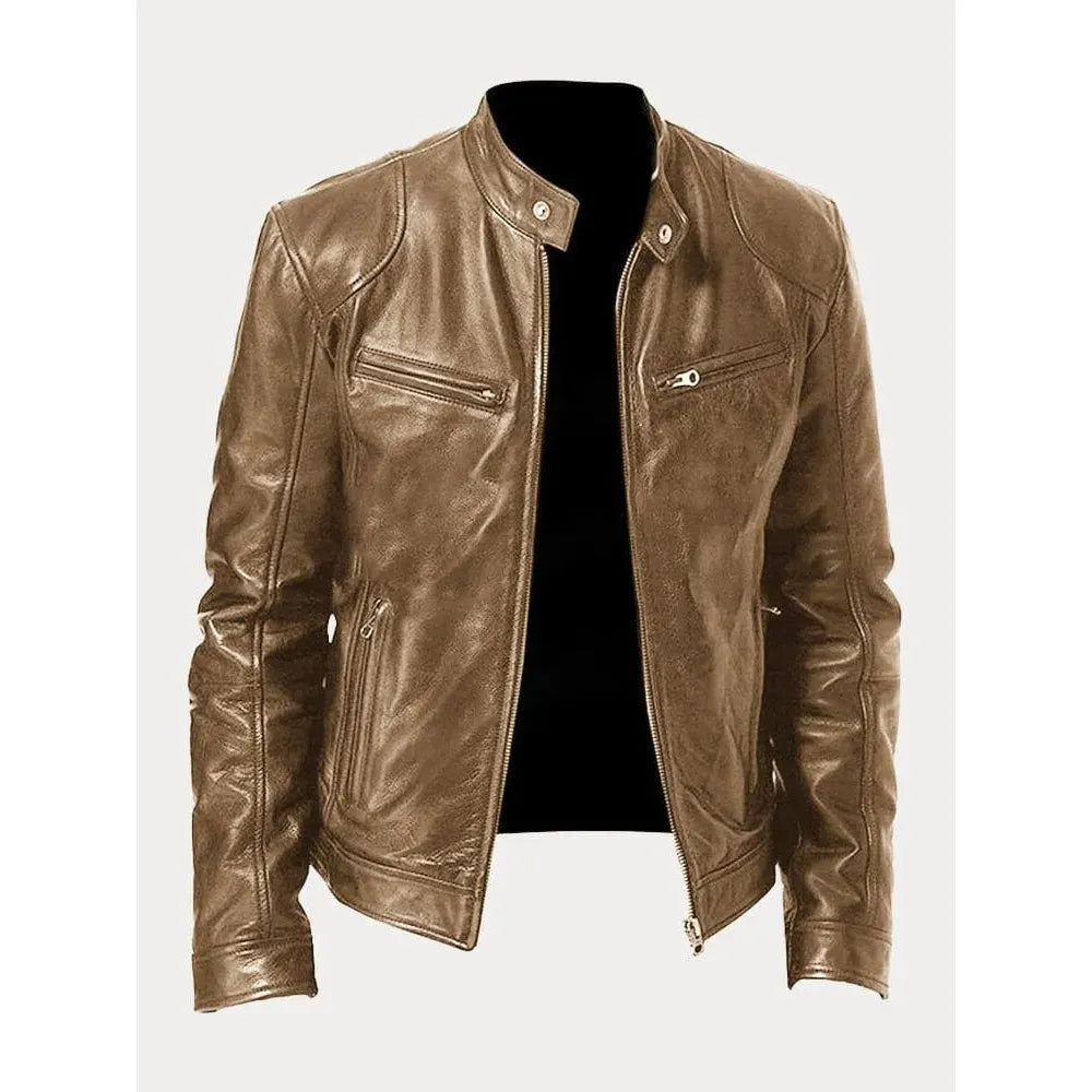 Ludo™ | Casual leren jas - tijdloze stijl, stoere elegantie