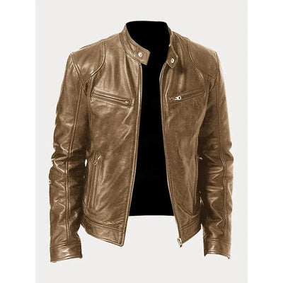Ludo™ | Casual leren jas - tijdloze stijl, stoere elegantie