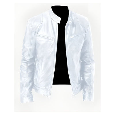 Ludo™ | Casual leren jas - tijdloze stijl, stoere elegantie