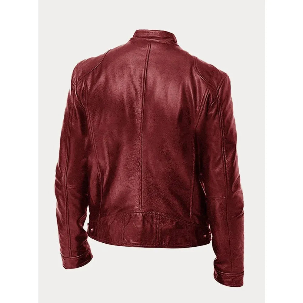Ludo™ | Casual leren jas - tijdloze stijl, stoere elegantie