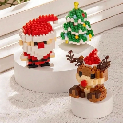 Kerst BuildBlocks Set – 12 Kerstfiguren