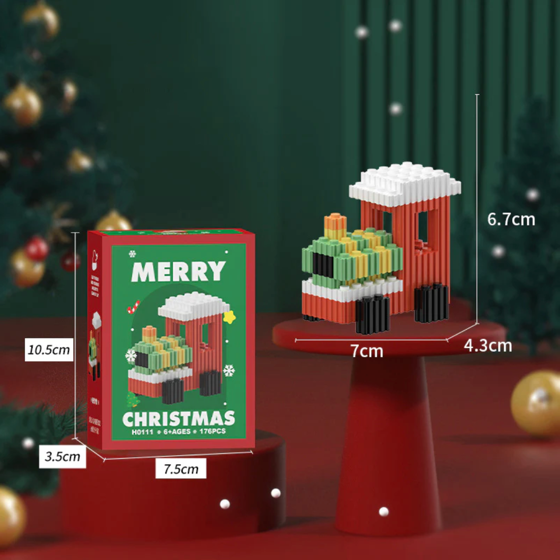 Kerst BuildBlocks Set – 12 Kerstfiguren