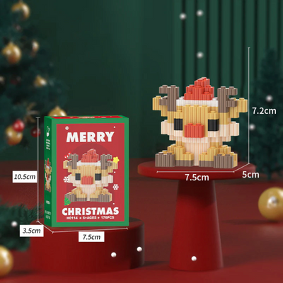 Kerst BuildBlocks Set – 12 Kerstfiguren