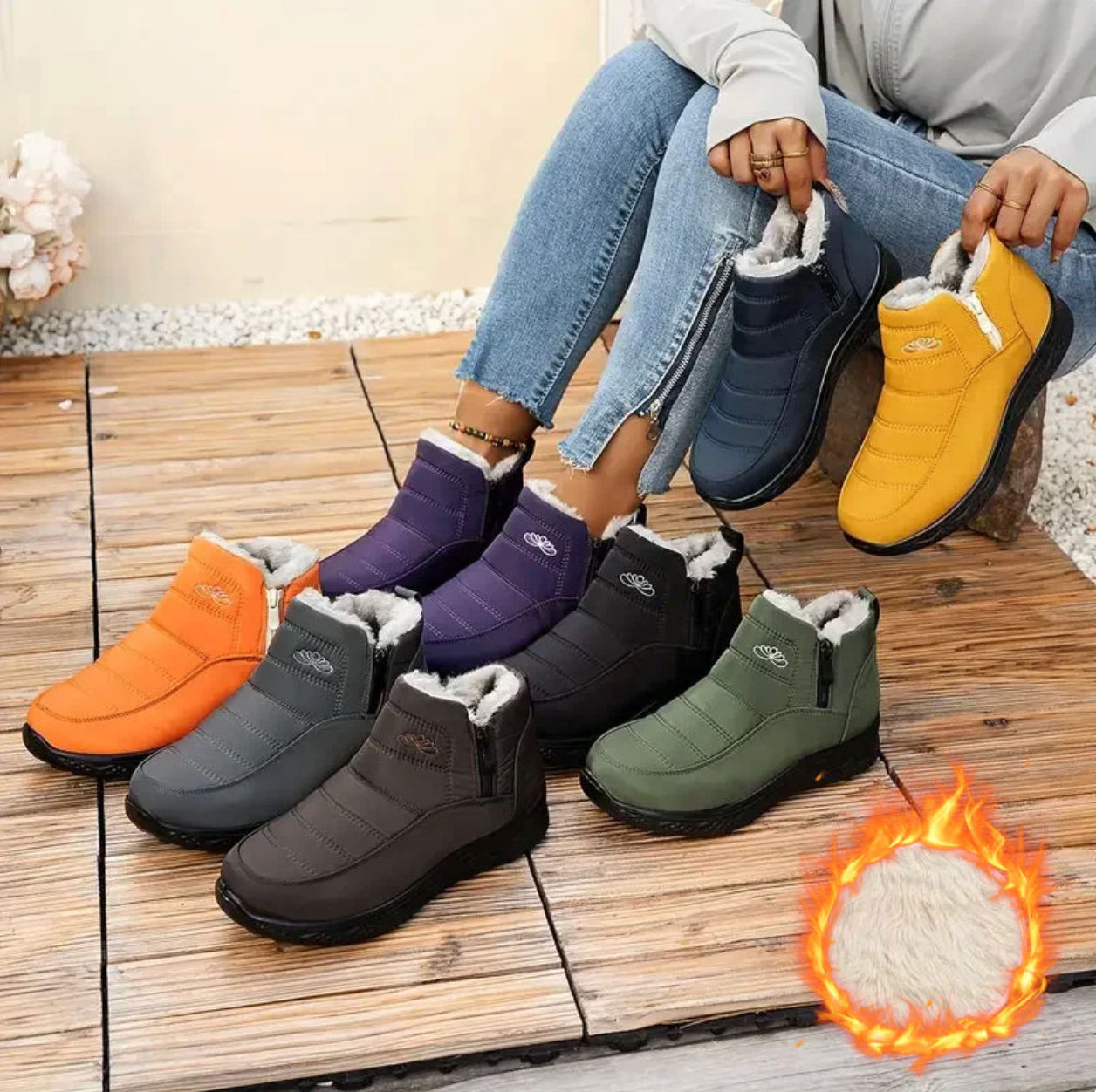 Anova - Cozy winterboots - 1+1 GRATIS