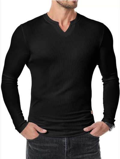 FlexFit V-Hals-trainingsshirt– 1+1 GRATIS