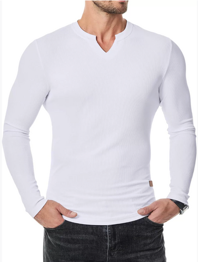 FlexFit V-Hals-trainingsshirt– 1+1 GRATIS