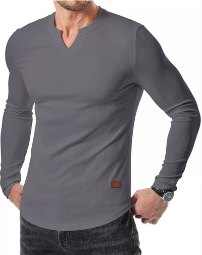 FlexFit V-Hals-trainingsshirt– 1+1 GRATIS
