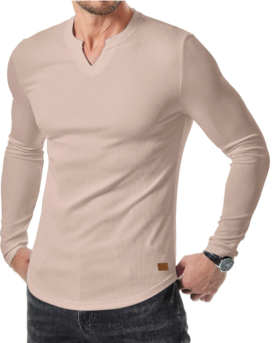 FlexFit V-Hals-trainingsshirt– 1+1 GRATIS