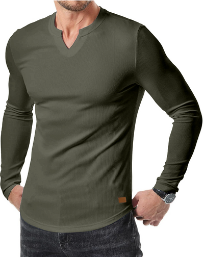 FlexFit V-Hals-trainingsshirt– 1+1 GRATIS