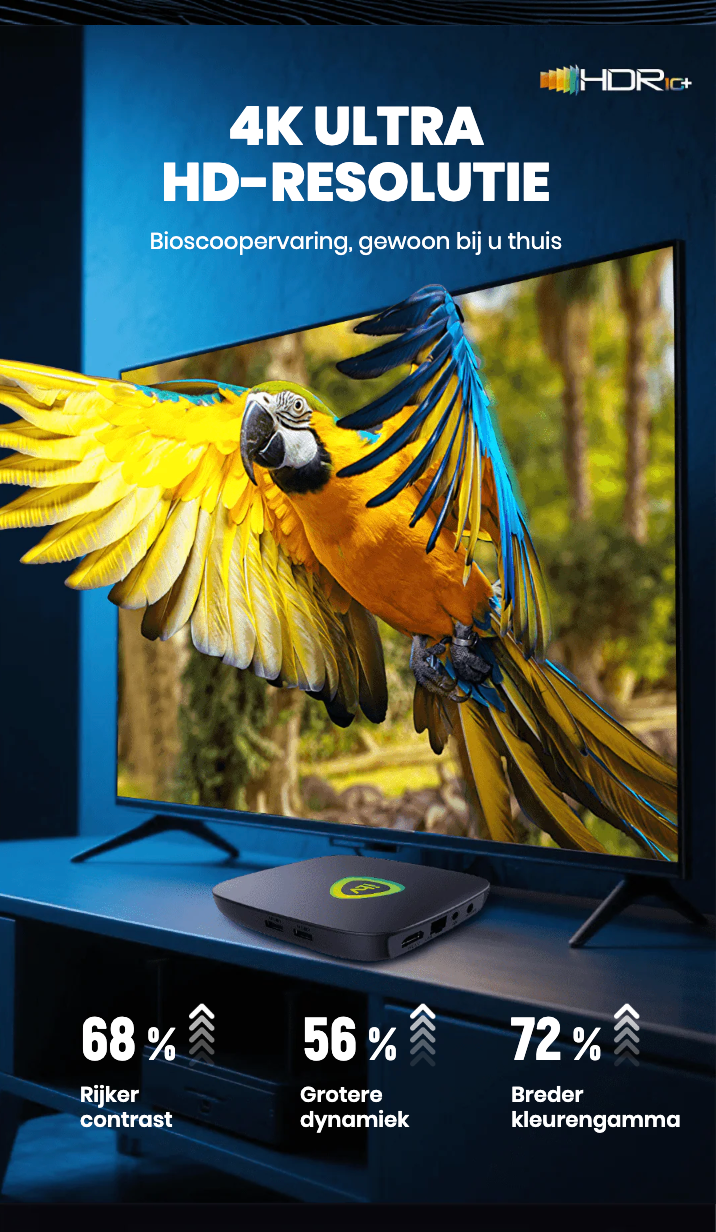 4K Ultra HD - Streaming Kastje