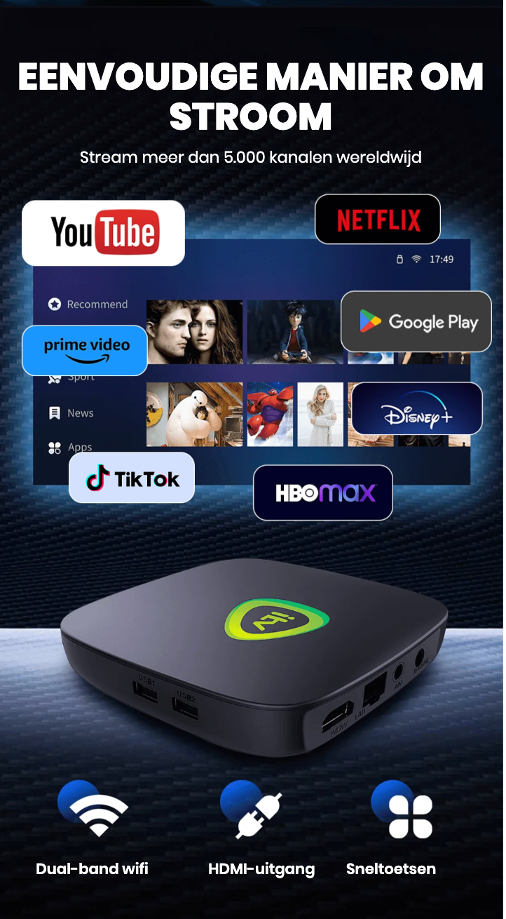 4K Ultra HD - Streaming Kastje