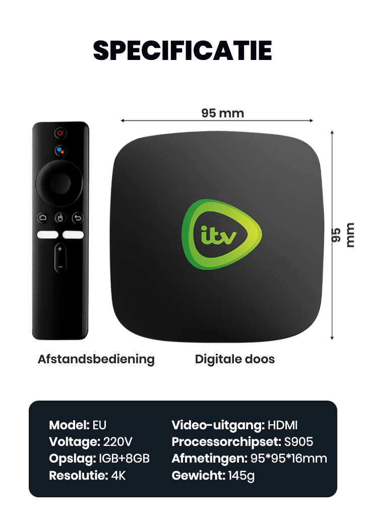 4K Ultra HD - Streaming Kastje