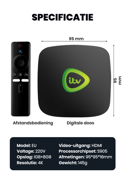 4K Ultra HD - Streaming Kastje