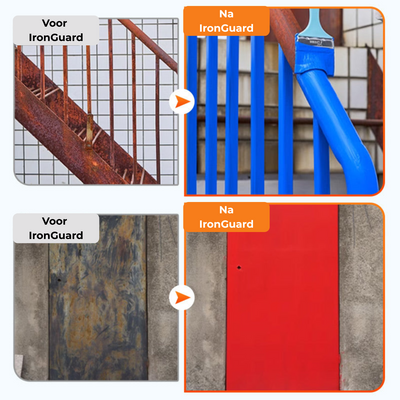 IronGuard™ – Roestkiller & Renovatiecoat in één | 1+1 Gratis