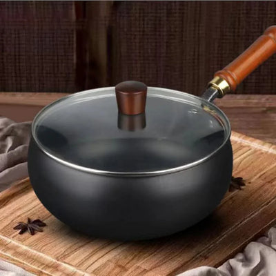 Dikke IJzeren pan | Authentiek koken zonder coating