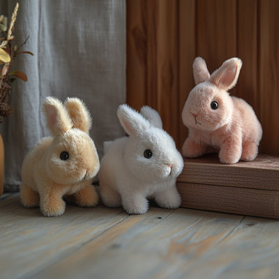 🎁 Beste Angebote 50% Rabatt 🥕🐇 Hase - Mein realistisches Kaninchenspielzeug