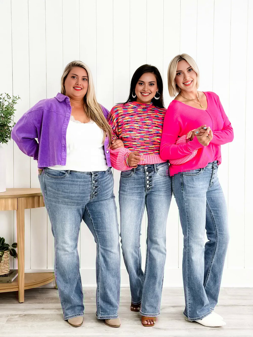 Bootcut Jeans met Knoopsluiting | Comfort & Stijl in één