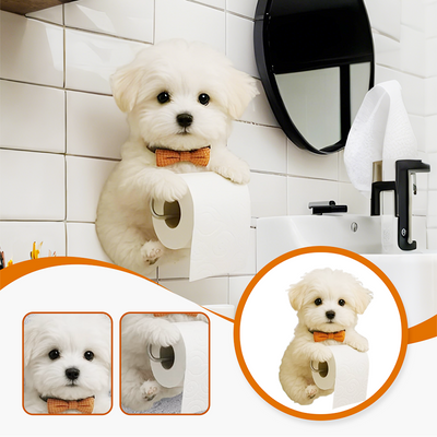 Hond Toiletrolhouder | Schattige blikvanger voor je badkamer