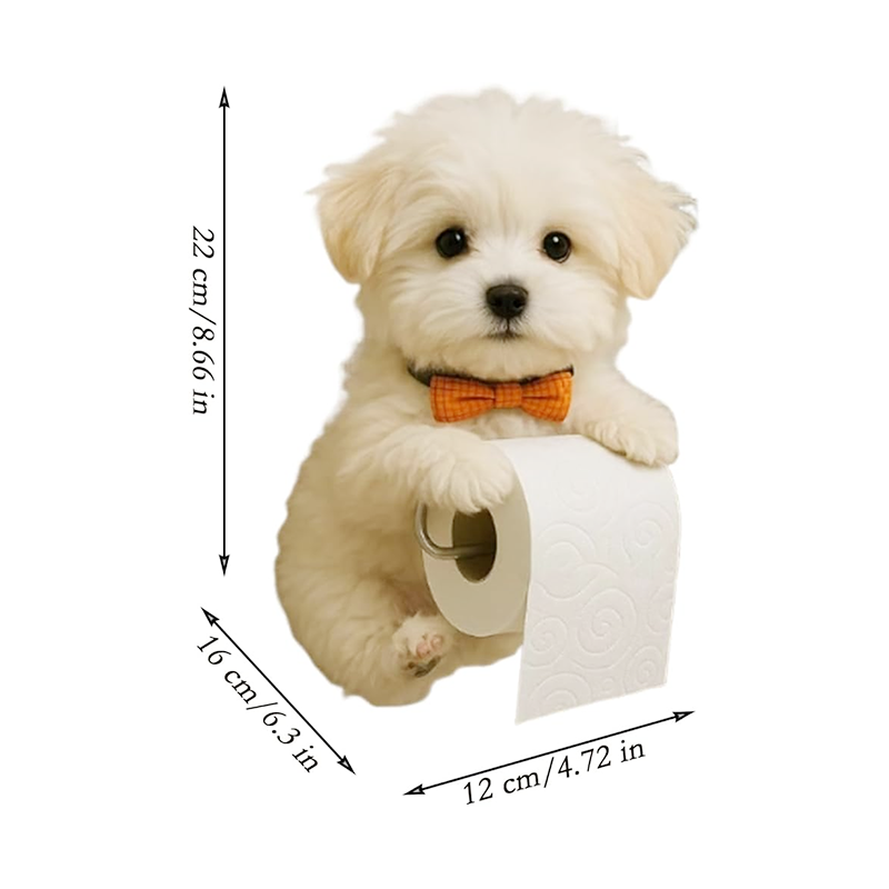 Hond Toiletrolhouder | Schattige blikvanger voor je badkamer