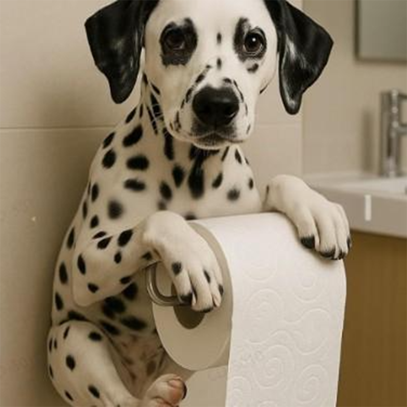 Hond Toiletrolhouder | Schattige blikvanger voor je badkamer