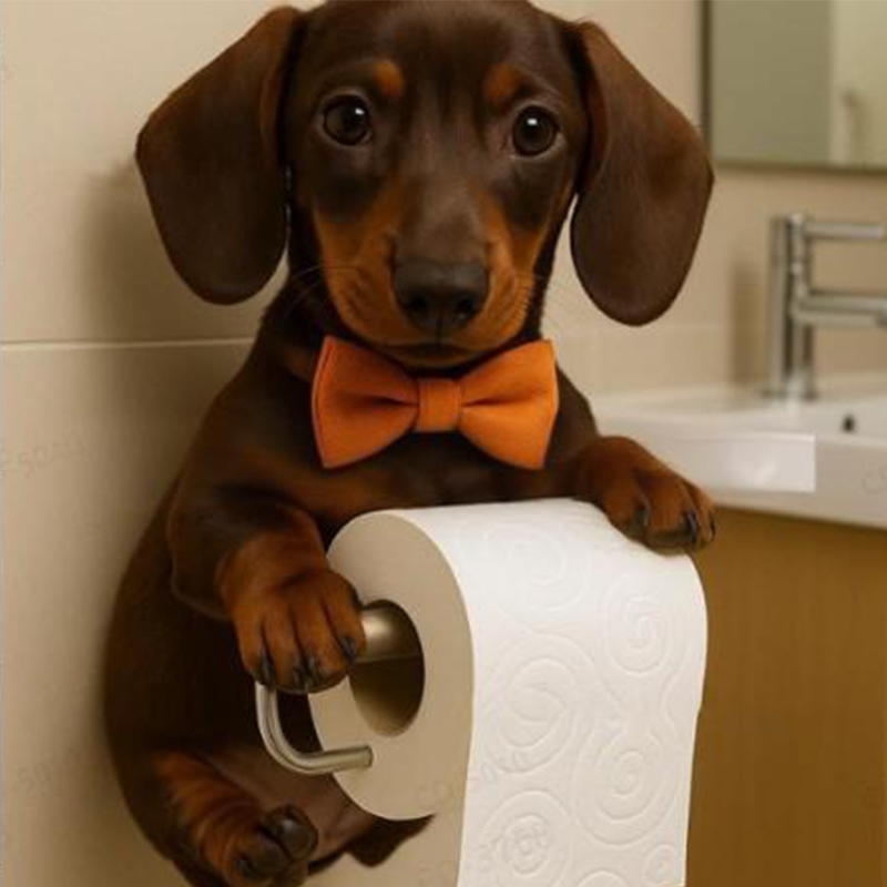 Hond Toiletrolhouder | Schattige blikvanger voor je badkamer
