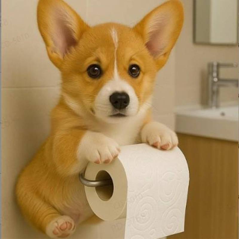Hond Toiletrolhouder | Schattige blikvanger voor je badkamer