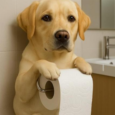 Hond Toiletrolhouder | Schattige blikvanger voor je badkamer